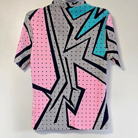 Jamie Sadock Golf and Tennis Top - Women's Size M - Colorful Print - Picture 3 of 9